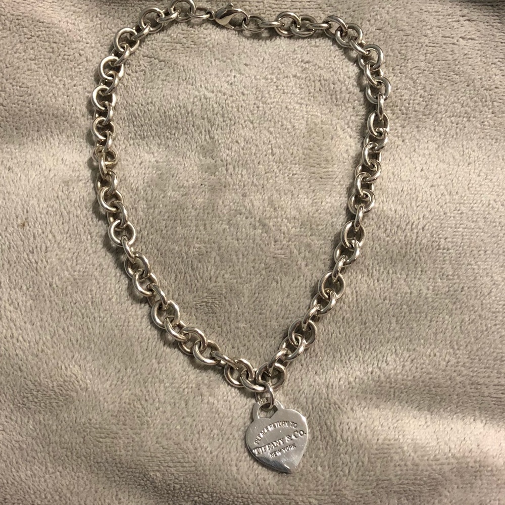 Authentic Return to Tiffany heart tag necklace